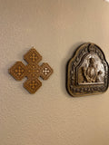 10” x 10” New Design Coptic Wall Cross