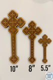 10" Coptic Hand Held Cross [Bishop size]