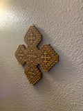 10” x 10” New Design Coptic Wall Cross